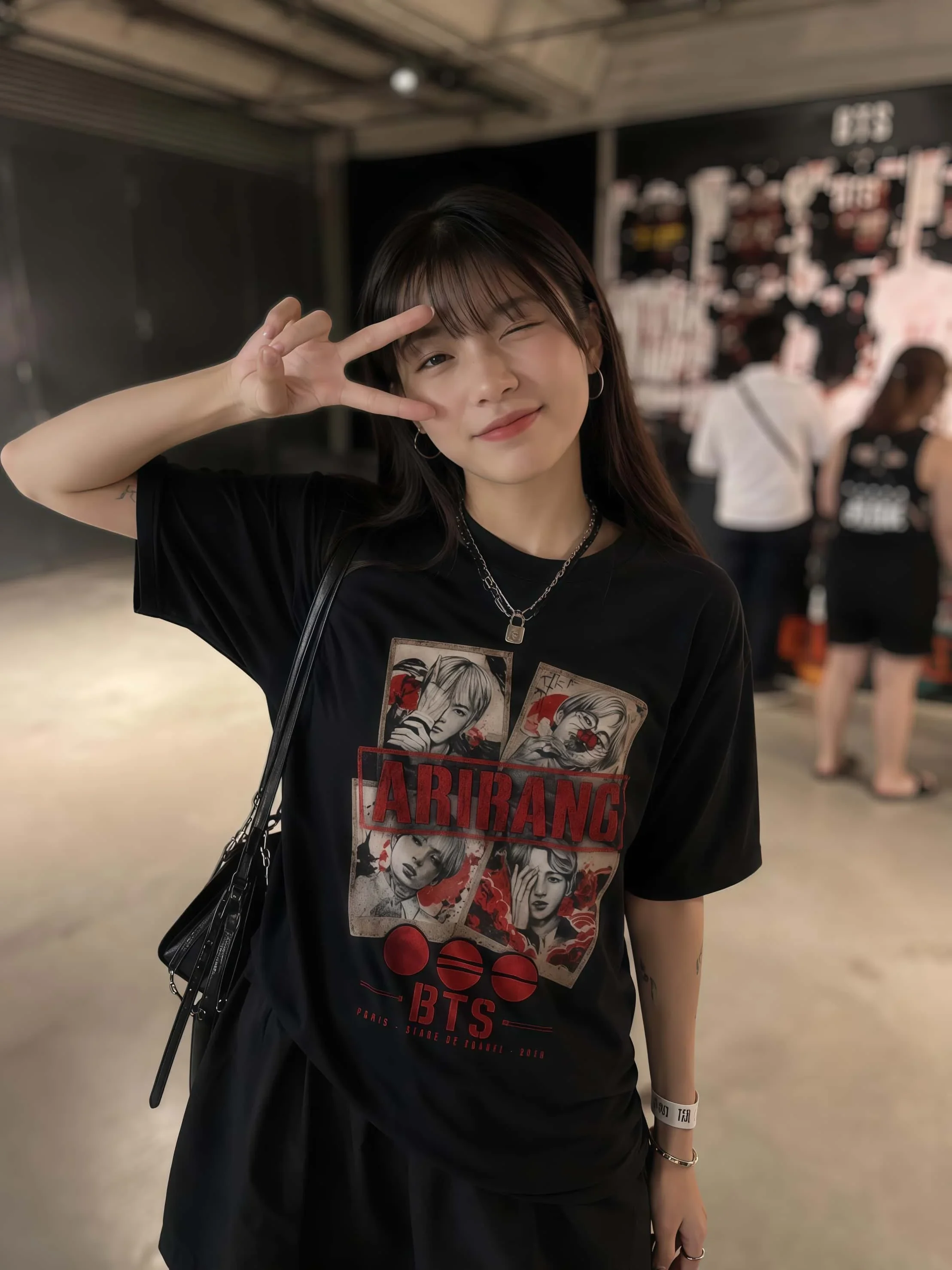 Camiseta BTS Arirang Jersey Concierto Estadio de Francia 2026, Merchandising Kpop Vintage, Nueva Colección Verano, Moda Hombre Mujer, Algodón Y2K