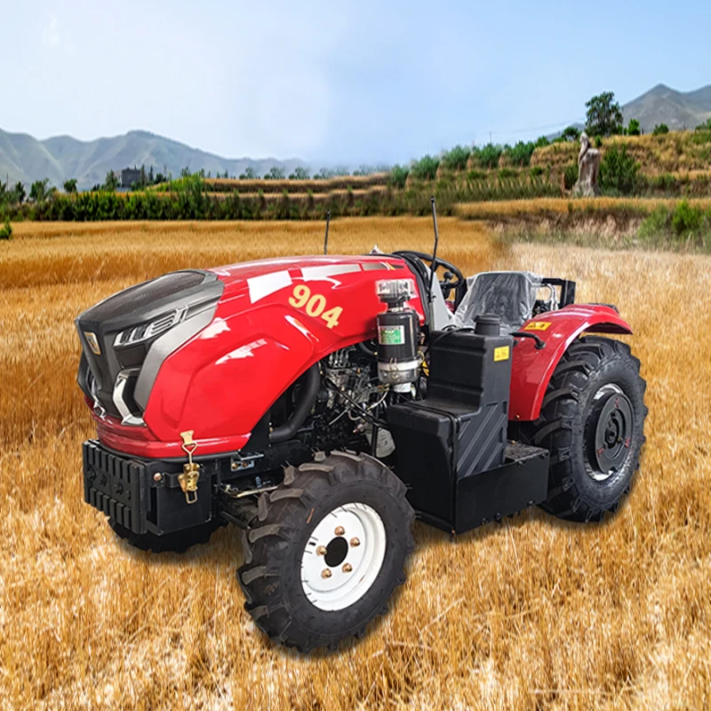 

Мини-трактор 70 л.с. 4WD с кабиной для небольших садов и сельскохозяйственных работ, оснащенный основными компонентами: насосом и коробкой передач