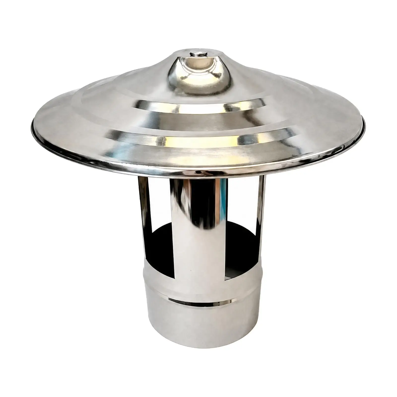 Reflective Chimney Rain Cap for Wood Burning Stove Flue Cover