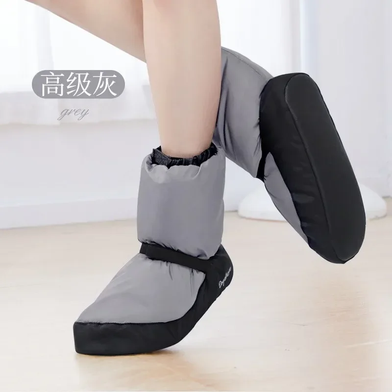 New Coming Cheap Foldable Girls Women Winter Dance Practice Wear Warming Up Jazz Booties Ballet Boots