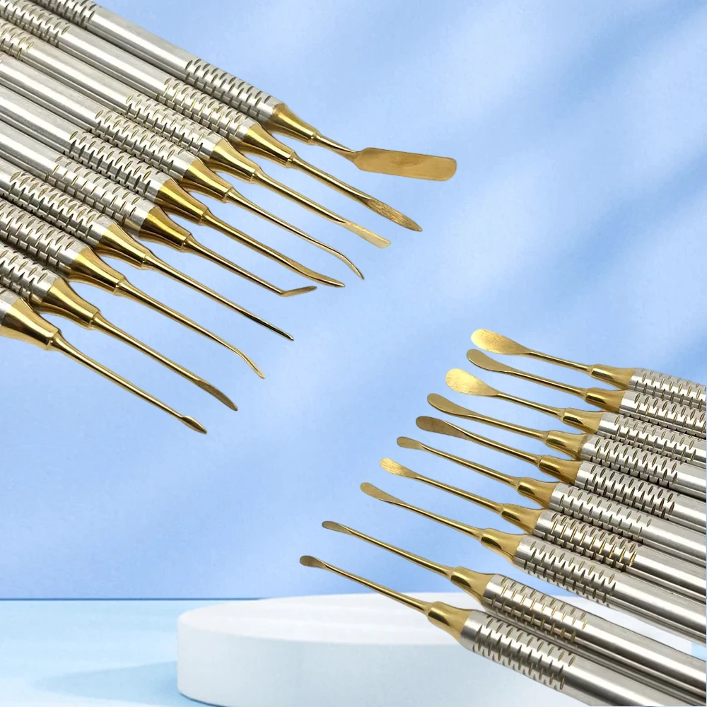 10 sztuk/zestaw narzędzie dentystyczne implant periodostatyczny Separator windy Peristeel Splitter narzędzie do zestawu odblaskowego i wciągania