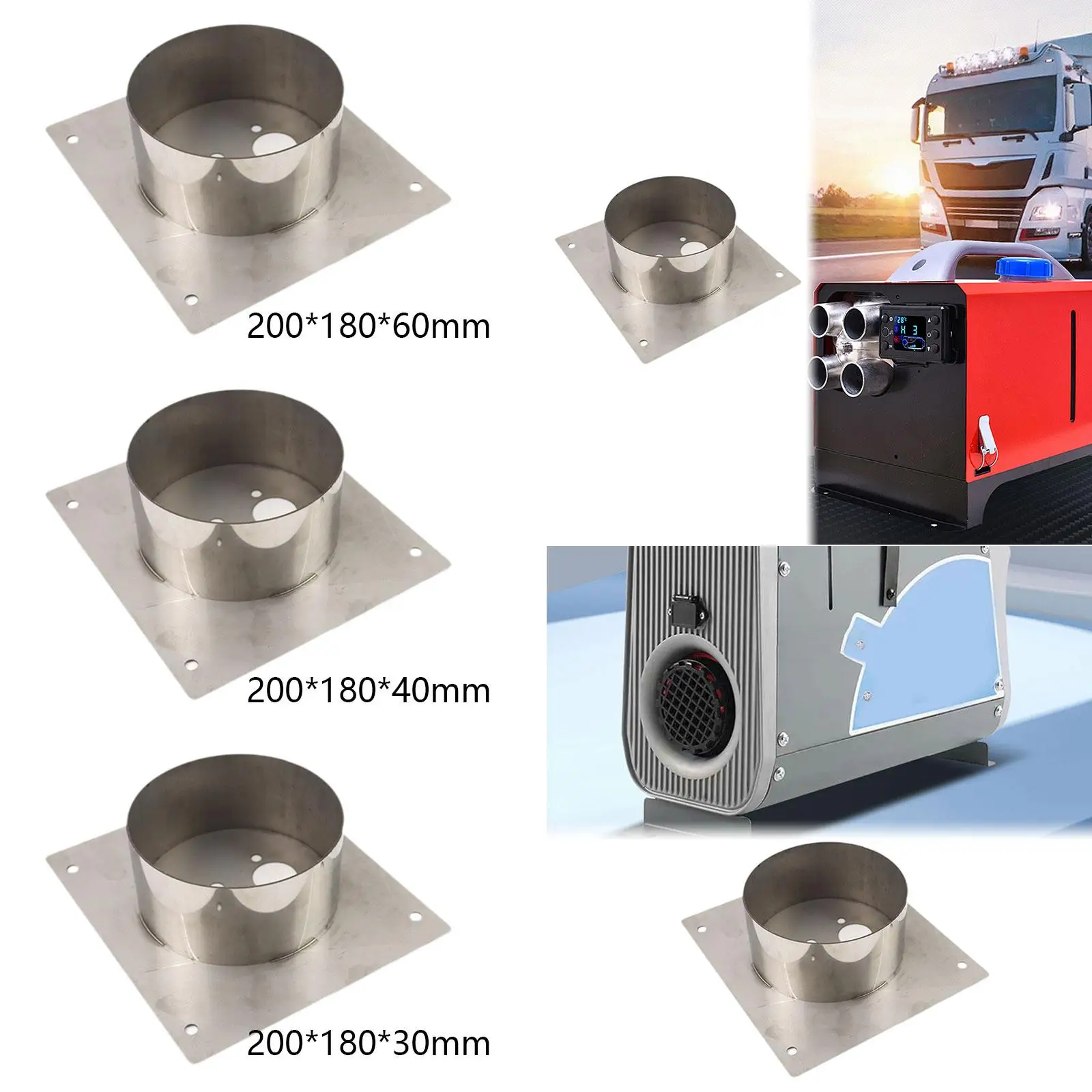 

Diesel Heater Mount Plate Easy Installation Steel High Performance Replaces Heater Floor Base Mount Bracket for Heater D4 2000ST