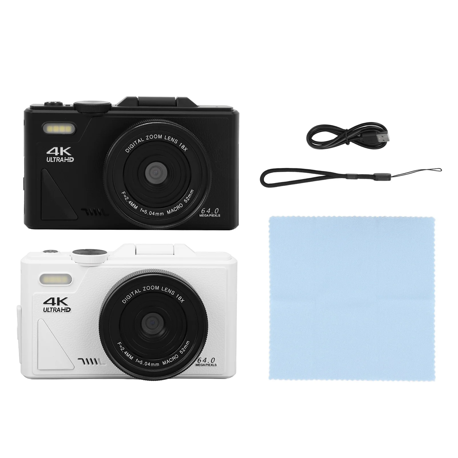new-4k-digital-camera-64mp-uhd-18x-zoom-autofocus-retro-compact-digital-camera-with-3-inch-flip-screen-for-travel-photography