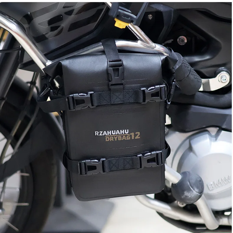 Motorcycle Bag Side Bag Waterproof Side Luggage  Motorcycle Travel Bag Quick-Release Riding Guard Bar Bag Bike Tail Bag