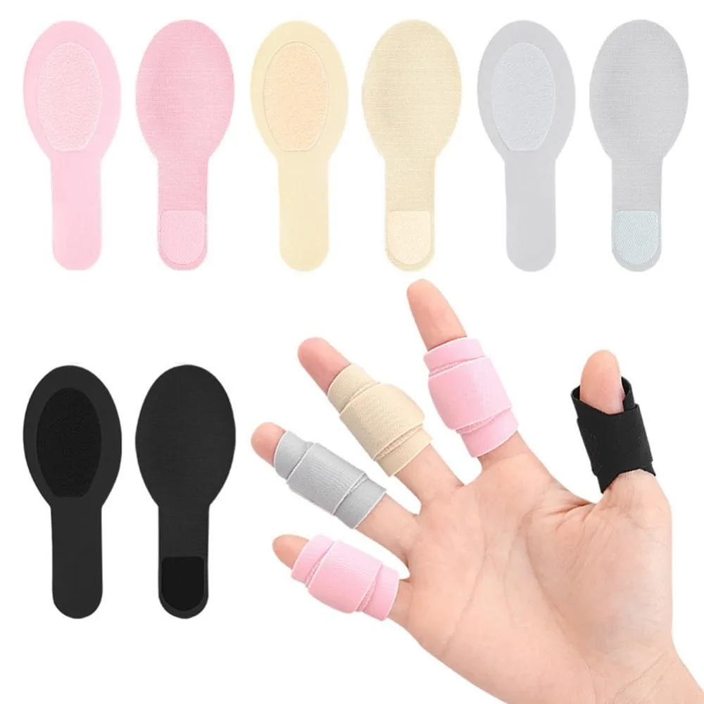 5pcs Adjustable Finger Splint Sleeves, Trigger Finger Support Brace for Pain Relief, Straightening, Injury Recovery
