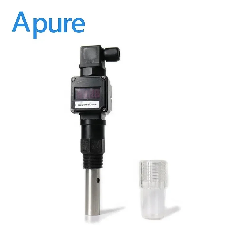 2026unique Apure 4 20mA industrial online electrical conductivity probe water conductivity sensor