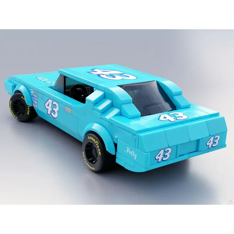 

MOC-102554 Classic NASCAR Sports Car Racing Building Block Model, 283 Parts, Birthday Building Toy for Boys and Children
