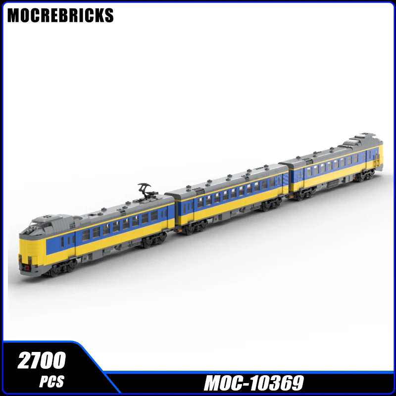 MOC Train Series Passenger NS ICM Koploper V2 Building Blocks Assembly Model Bricks Toys Display Creative Puzzle Children Gifts