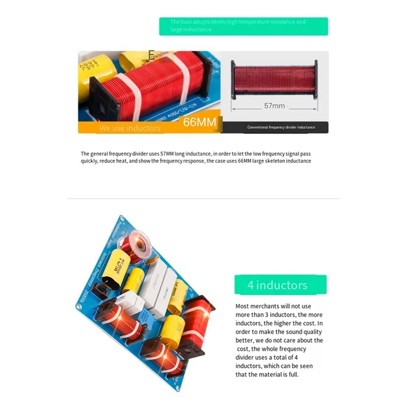 0Z-KTV Stage Профессиональный кроссовер для динамиков Тройной кроссовер Crossov Высокий средний низкий кроссоверный модуль, простой в использовании