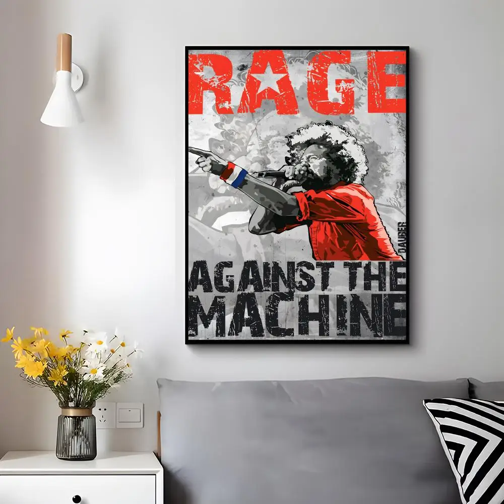 Political Rocker R-Rage Against The Machine Poster Modern Luxury Wall Poster Home Decor Space Enhancer