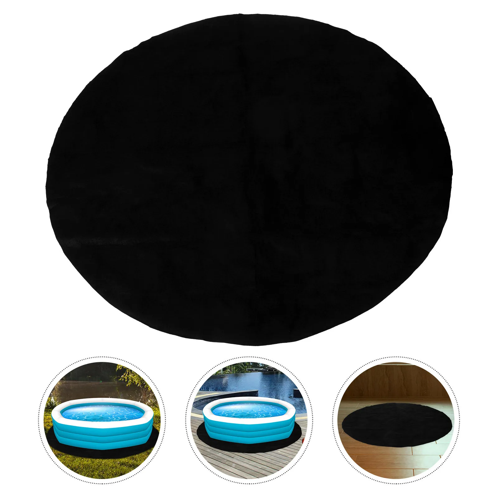 

Hot Tub Non-Slip Pad Small Round Rug Protective Cushion Mat Waterproof Absorbent Hot Tub Floor Mat Round Rug Slip Resistant