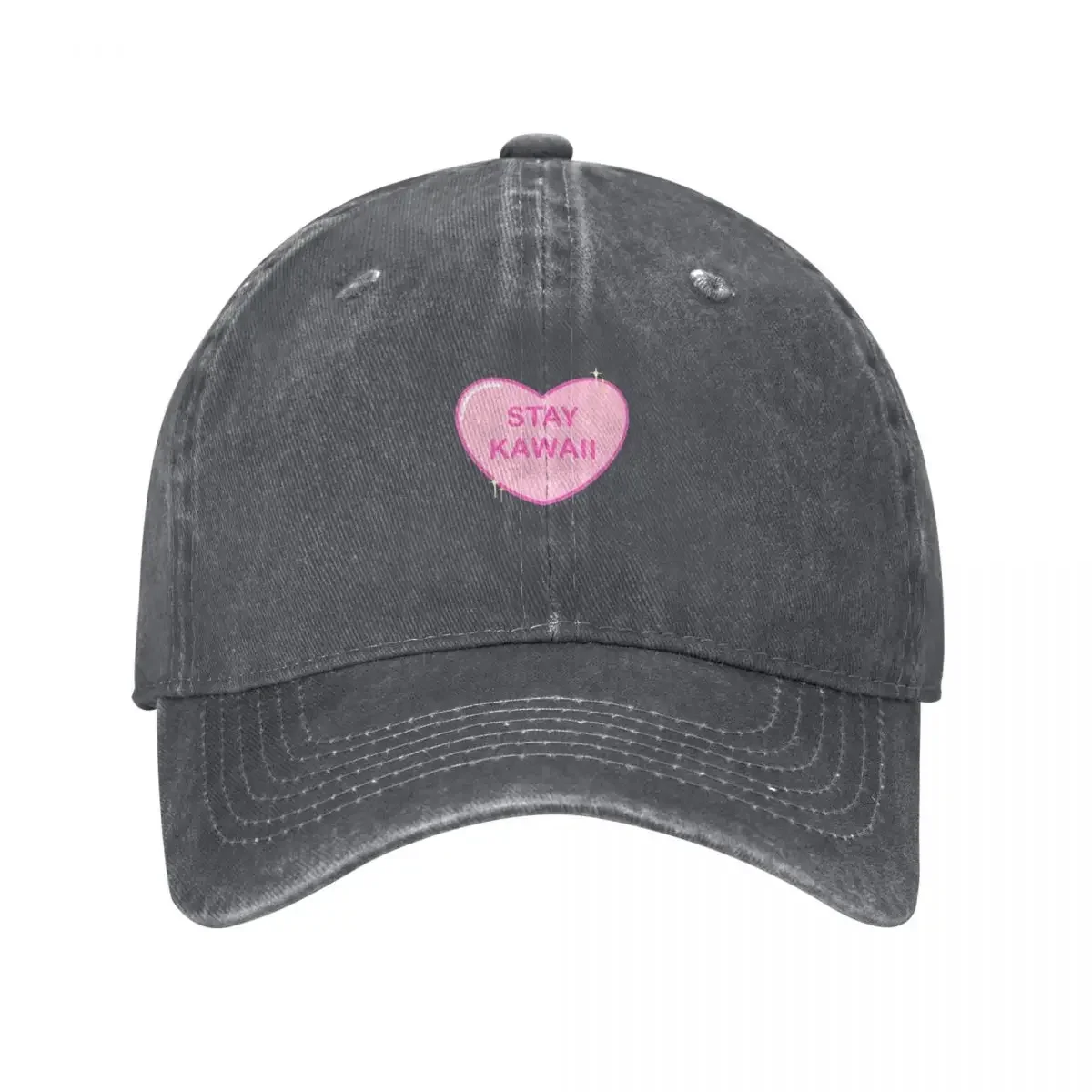 

Stay Kawaii heart Baseball Cap Snapback Cap custom Hat Ball Cap Trucker Hat Hats For Men Women's
