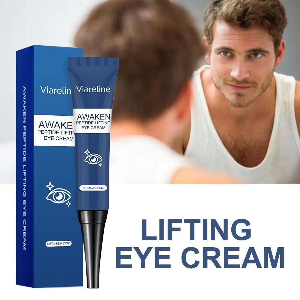 

Men Collagen Firming Eye Cream stick reduce Dark Circles Eye Bags Firming Brightener Anti aging nourishing moisturize Eye Cream