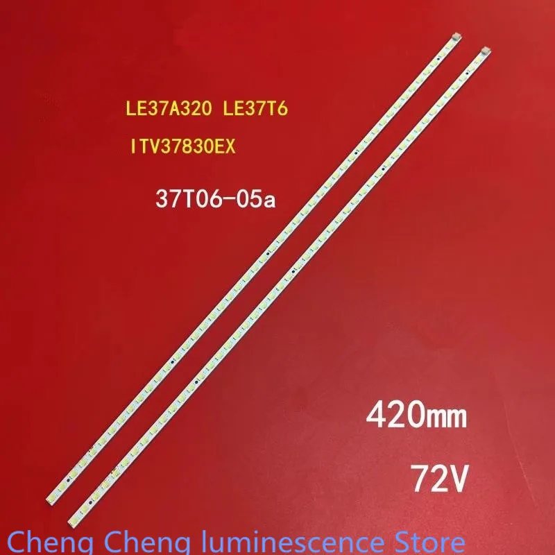 FOR Changhong LED 37760X light strip 73.37T06.007-1-CS1 T370HW04V.8 37T06-05A NEW LED backlight strip 420MM 48LED