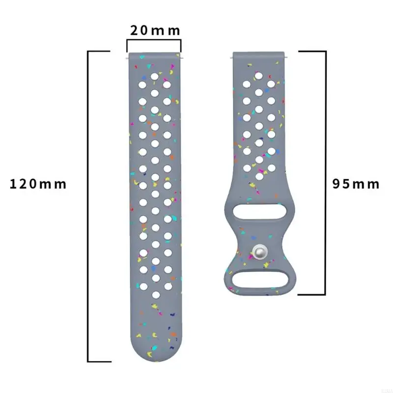 バンド通気性シリコンベルト交換用リストストラップクイックリリースベルトを見る