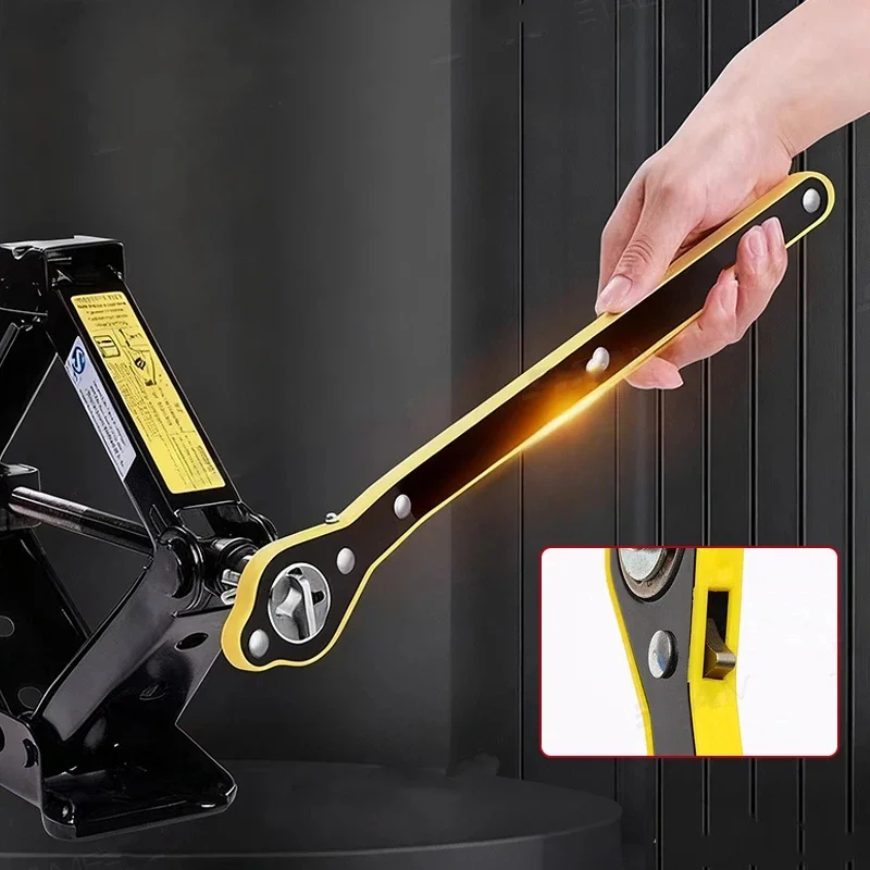 Car Universal Crank Handle Car Jack Handle Lever Labor-saving Wrench Tool with CAR Tools for Car Mounted Accessories