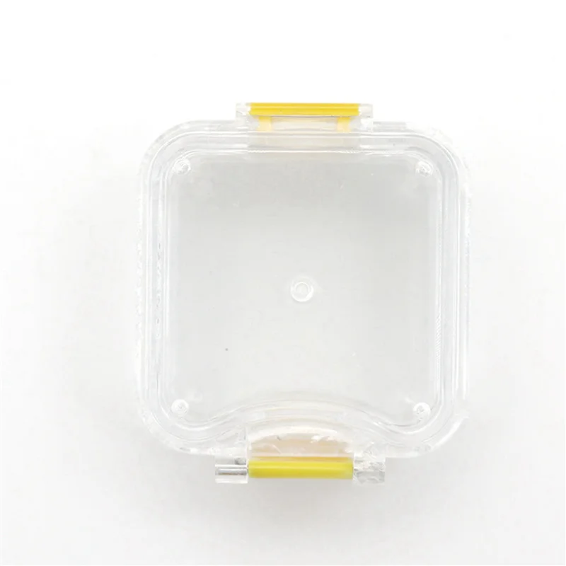 ABWR-50Pcs Plastic Denture Tooth Box With Film High Quality Denture Storage Box  Implant Membrane Tooth Box