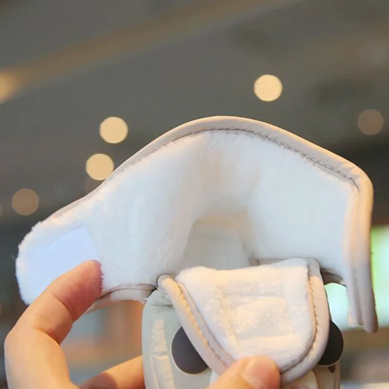 الشتاء الكرتون طفل الفتيان الفتيات الأحذية الكلب الأغنام لطيف أفخم الدافئة الرضع أحذية قطنية هوك حلقة المضادة للانزلاق لينة الوليد المشي الأحذية #5