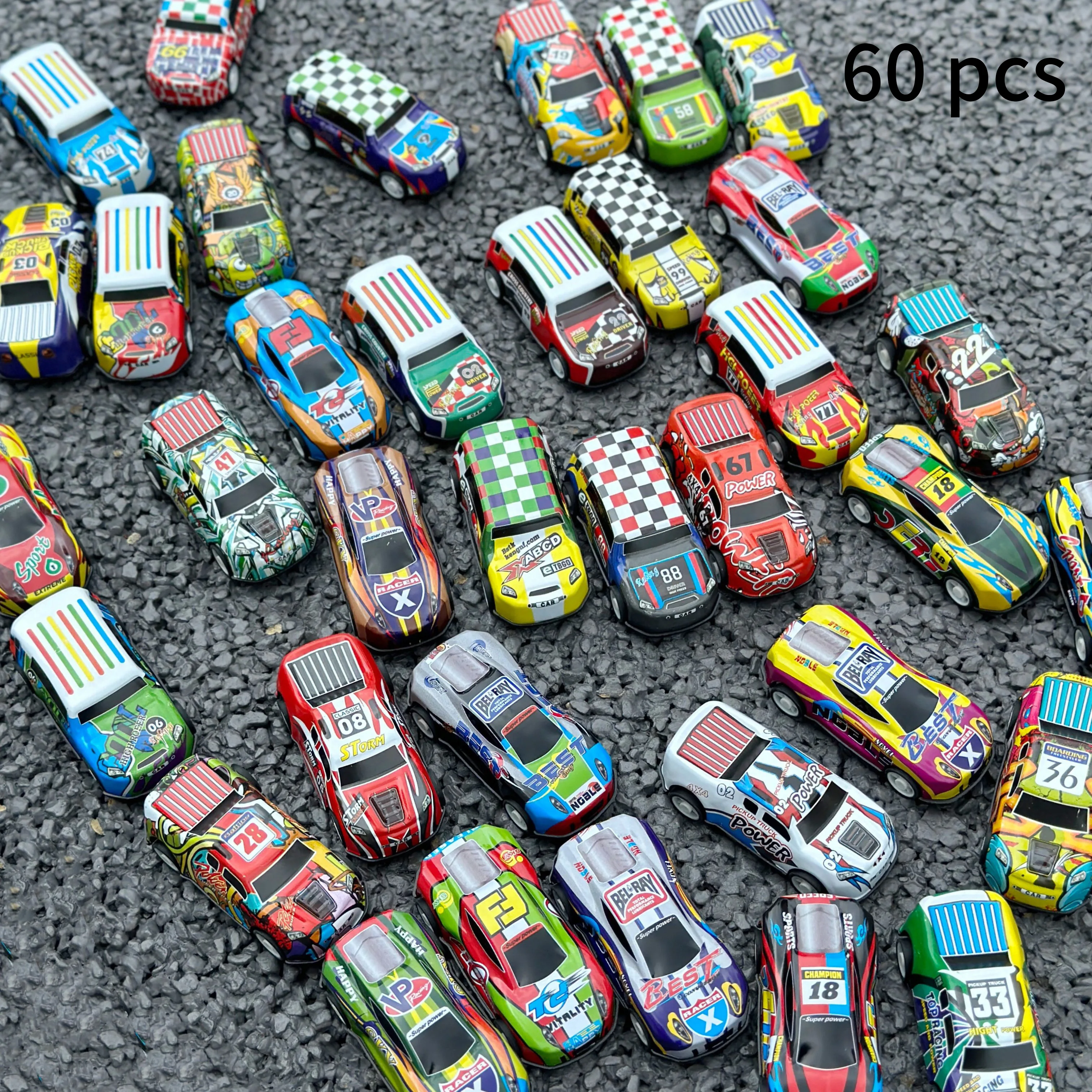 

Alloy Racing Cars Rebound Car Multiple Alloy Car Ornament Collectibles Children'S Toys Birthday Gift