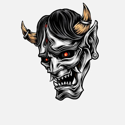 Imagen 1 del producto Embalaje de coche samurái, fantasma, coches japoneses, anime, pegatinas para automóviles, decoraciones para automóviles