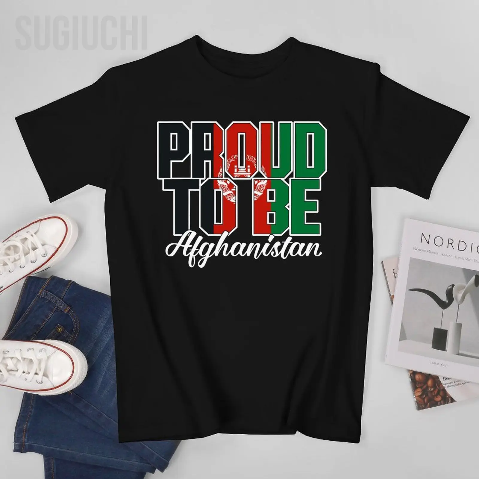 Men Proud to Be Afghani Afghanistan Flag Tshirt Tees O-neck T Shirts Women Boys 100% Cotton Short T-Shirt Unisex All Seasons