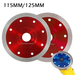 Diamond Disc 125mm/115 Porcelain Tile Ceramic Cutting Disc Dry/Wet Turbo Diamond Saw Blade Disc For Angle Grinder Metal Glass Cu