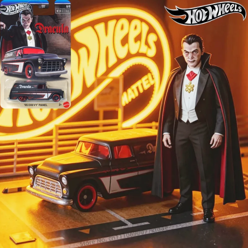 Hot Wheels GDG83 Frankenstein Monster Diecast Car 1:64 Universal Monsters Collectible Model Entertainment Culture Model Gift Toy