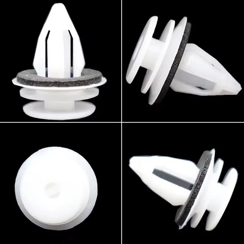 14 pcs Plastic Trim Fasteners, SUV Interior Trim, Vibration Dampening Pad, Cyan Plastic Material, Multipurpose