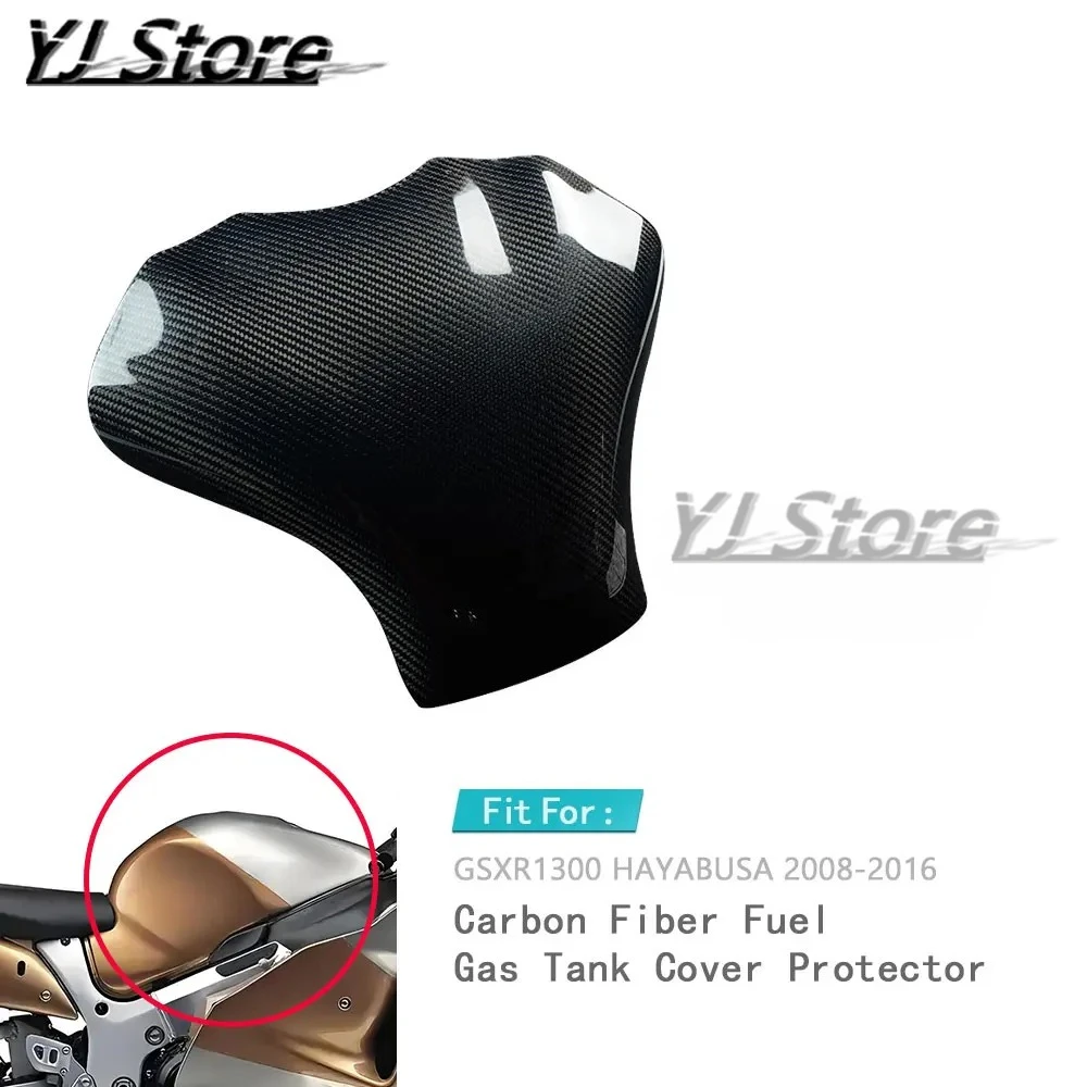 

Fit For SUZUKI GSXR1300 HAYABUSA 2008-2016 Motorcycle Carbon Fiber Tank Protector Cover 15 14 13 12 11 10 09