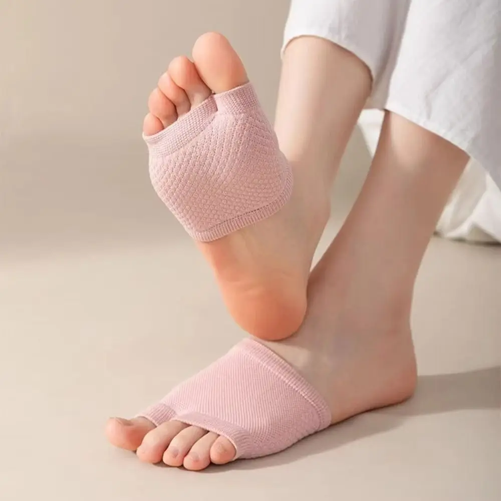 Durable Soft Forefoot Socks Elastic Half Palm Half Feet Socks Comfort Padding Men