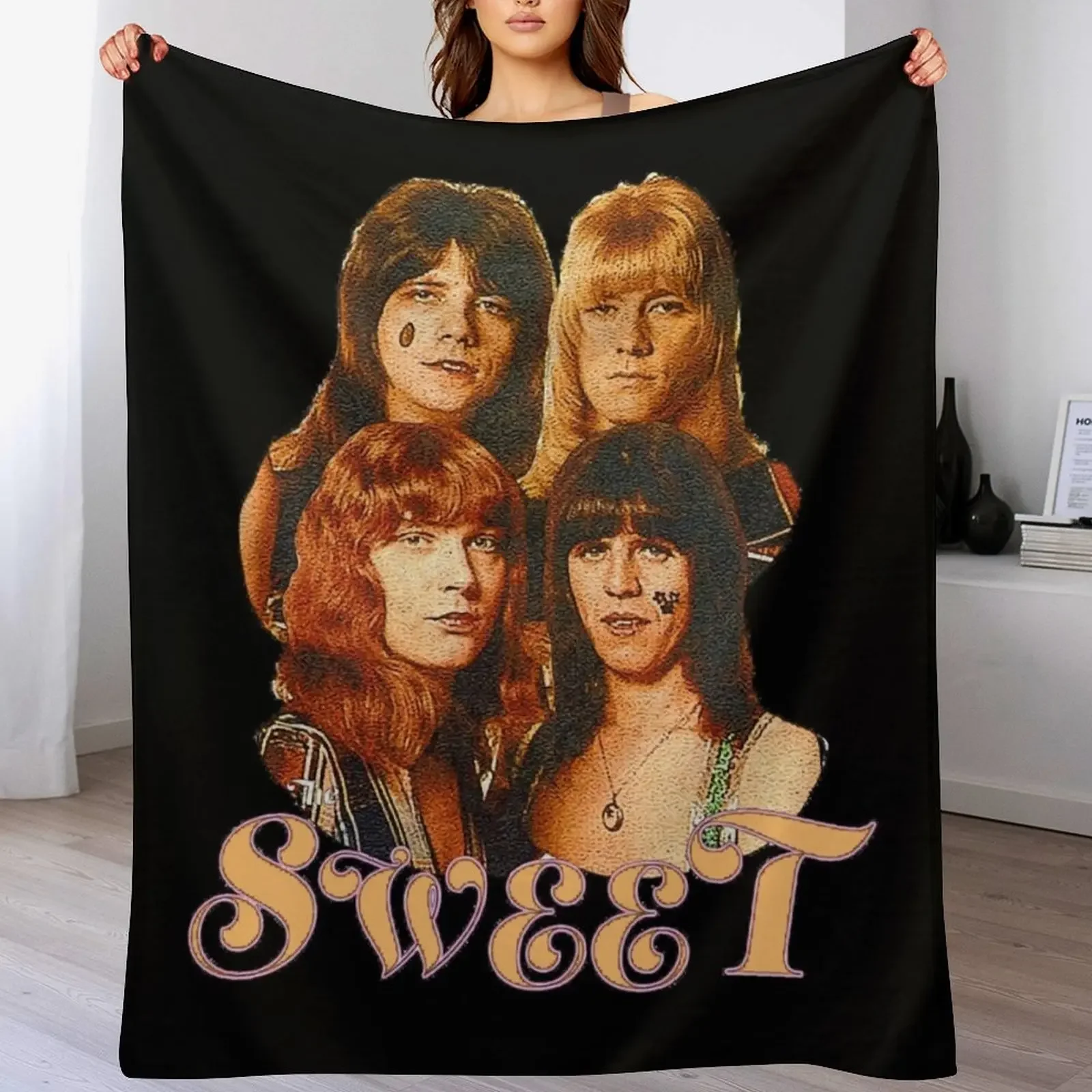 The Sweet Throw Blanket Durable Warm Blanket for Daily Home Use
