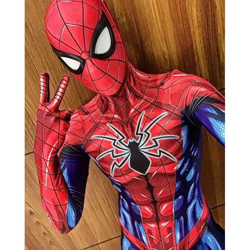 

❤2026❤ Halloween Anime Ultimate Armor MK 4 Spider Suit Costume Cosplay Fullbody All-New All-Different Superhero Man Jumpsuit Ad❤