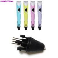 50mm + 35mm Printer Pen Injector Head Nozzle for Second Generation 3D 5V Part Decorating Pen
