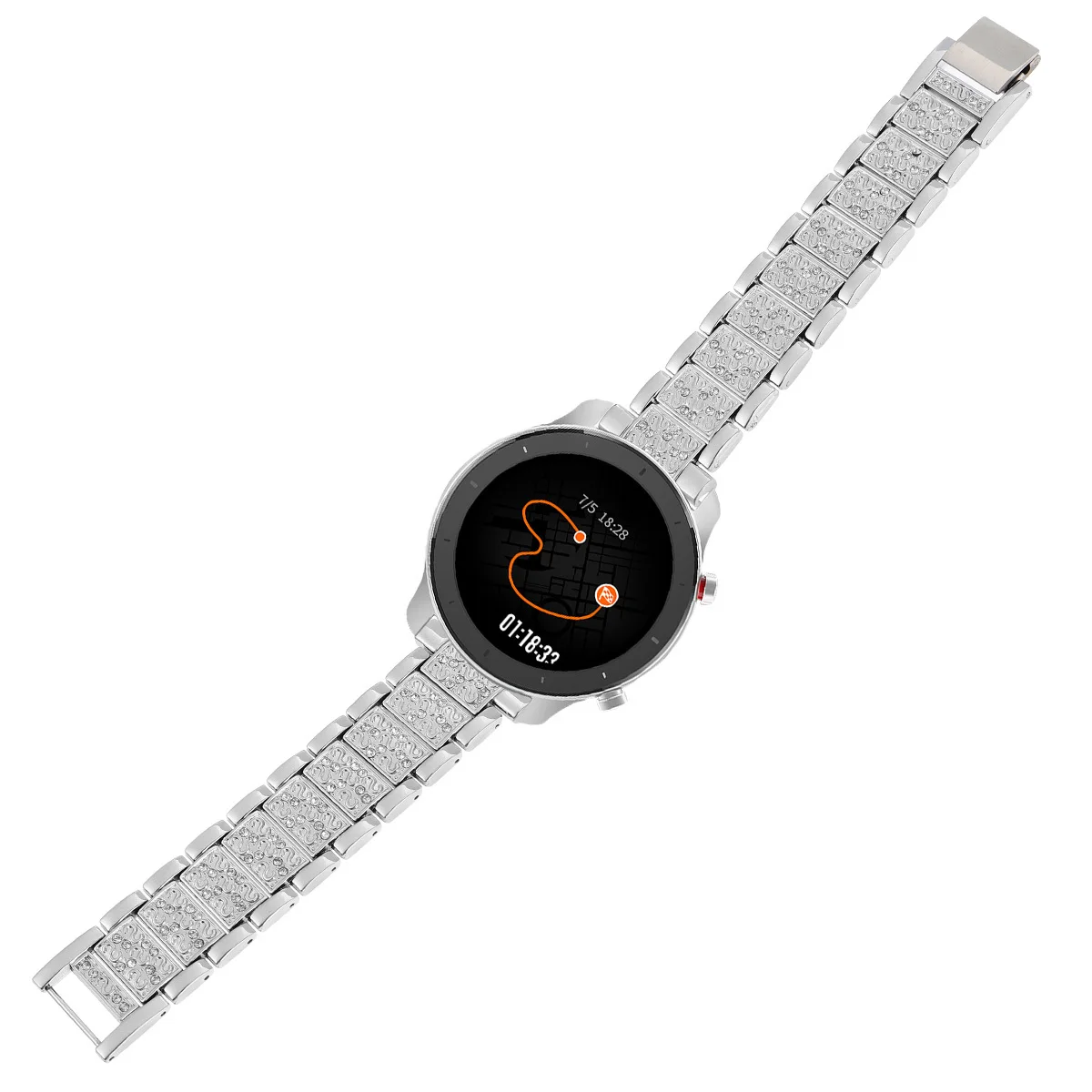 

Stylish Rhinestone Watch Band Exquisite Handmade Materials Superb Craftsmanship Comfortable Wear Easy Use Luxurious Workmanship