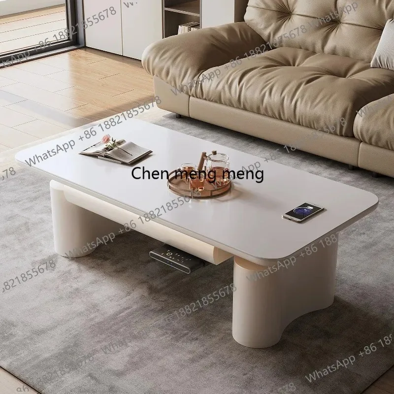 K153 Lifting coffee table dining table dual-purpose electric fire heating two-in-one intelligent multi-functional tea table