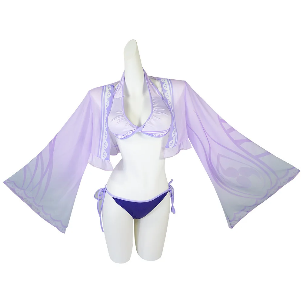 

Yuanshen Cosplay Clothing Thunder General Bar Swimsuit Thor Kimono Cos Clothing Women's Suit Cross-border Wholesale