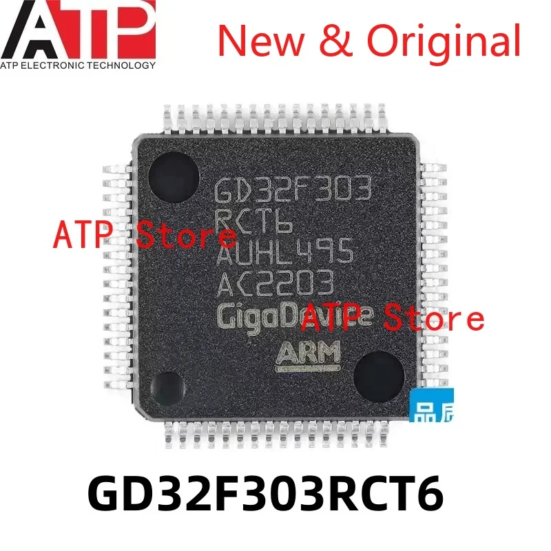 

10 шт. GD32F303RCT6 GD32F303 LQFP-64 микроконтроллер MCU интегральная схема чип IC оригинальный инвентарь встроенного чипа IC