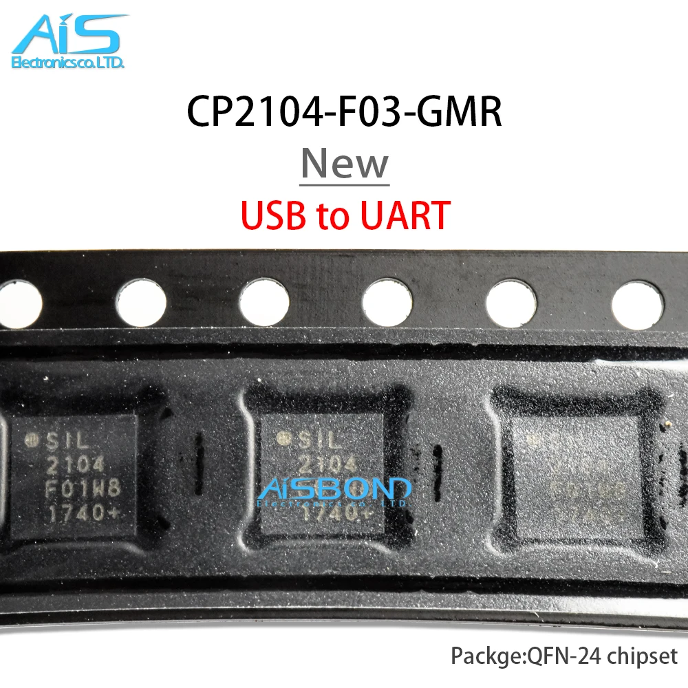 

New CP2102-GMR CP2103-GMR CP2104-F03-GMR CP2105-F01-GMR CP2110-F01-GM CP2112-F02-GMR USB DRIVER IC QFN-24 QFN-28 CHIP