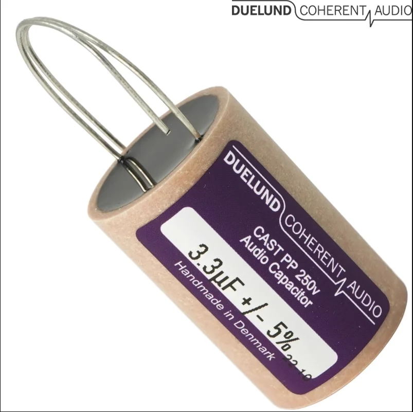

Оригинальный конденсатор DUELUND Audio (Дания) CAST PP 250В для предусилителя, частотный разделитель