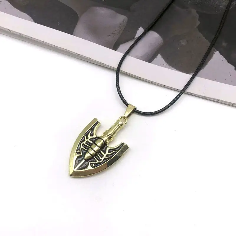 JoJo's Bizarre Adventure Stand Arrow Necklace Stone Sea Golden Arrow Pendant Birthday Gift Anime Party Favors Cosplay ﻿ view 4