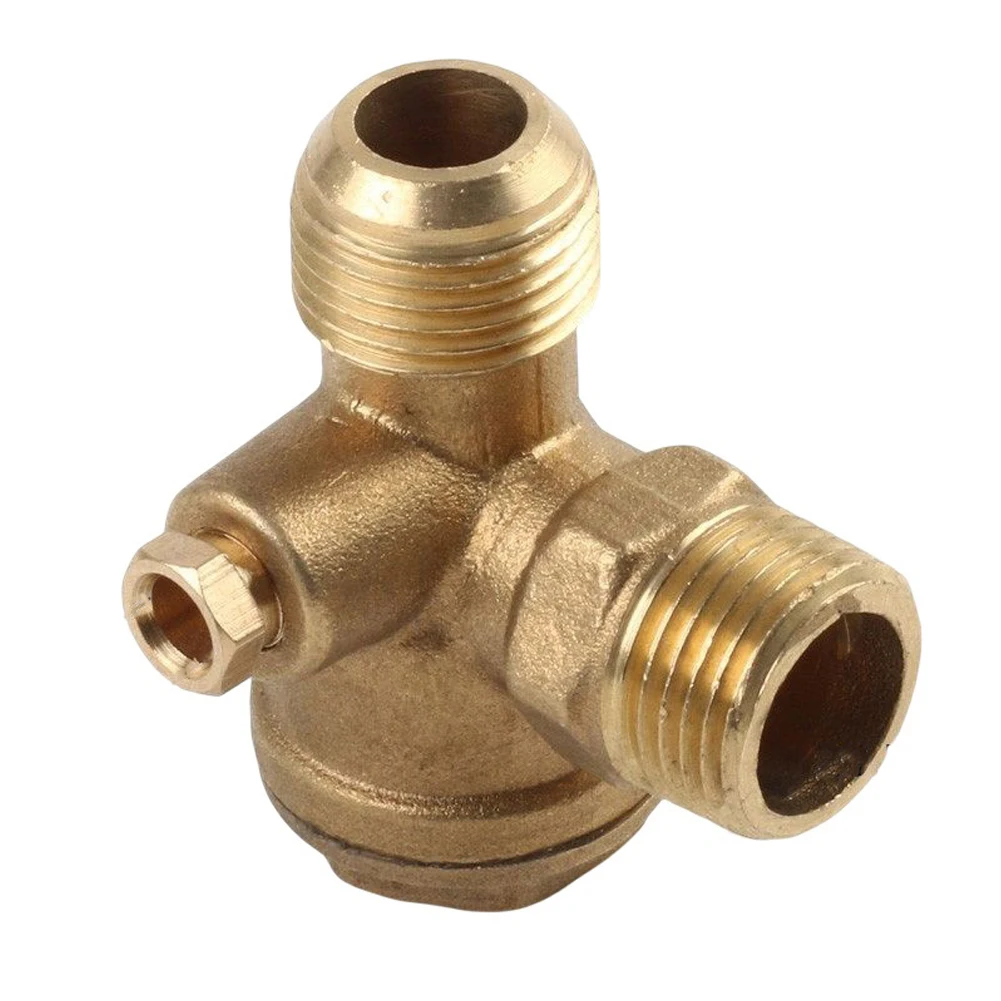 High Performance 20mm Air Compressor Check Valve Reliable Male Threaded Connector Included for Optimal Functionality