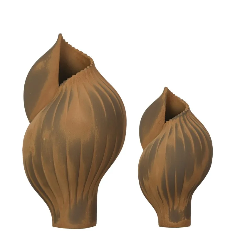 

Сделайте ржавчине ретро-керамические вазы, креативный вход в семье, украшения цветочной композиции.