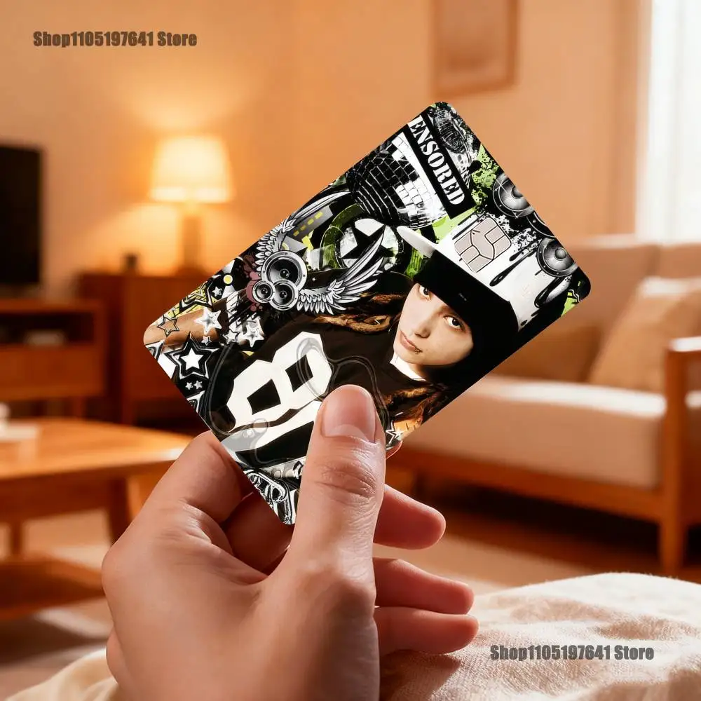 Tom Bill Kaulitz T-Tokio H-Hotel Card Stickers Credit Visa Debit Bank Charge Card Bus Metro Waterproof Sticker Decal Decoration
