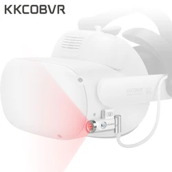 KKCOBVR i2 Ir Illuminator Infrared Compatible Pico 4 pro/Pico 4/Oculus Quest 2 Night Vision Game Enhanced Sensor Tracking