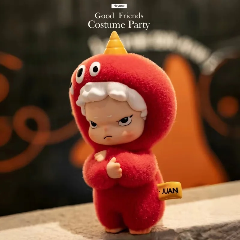 

Authentic Hyeone Cute Flocking Blind Box Party Series Collectible Figure Birthday Gift Lovely Decoration Toy & Hobbies