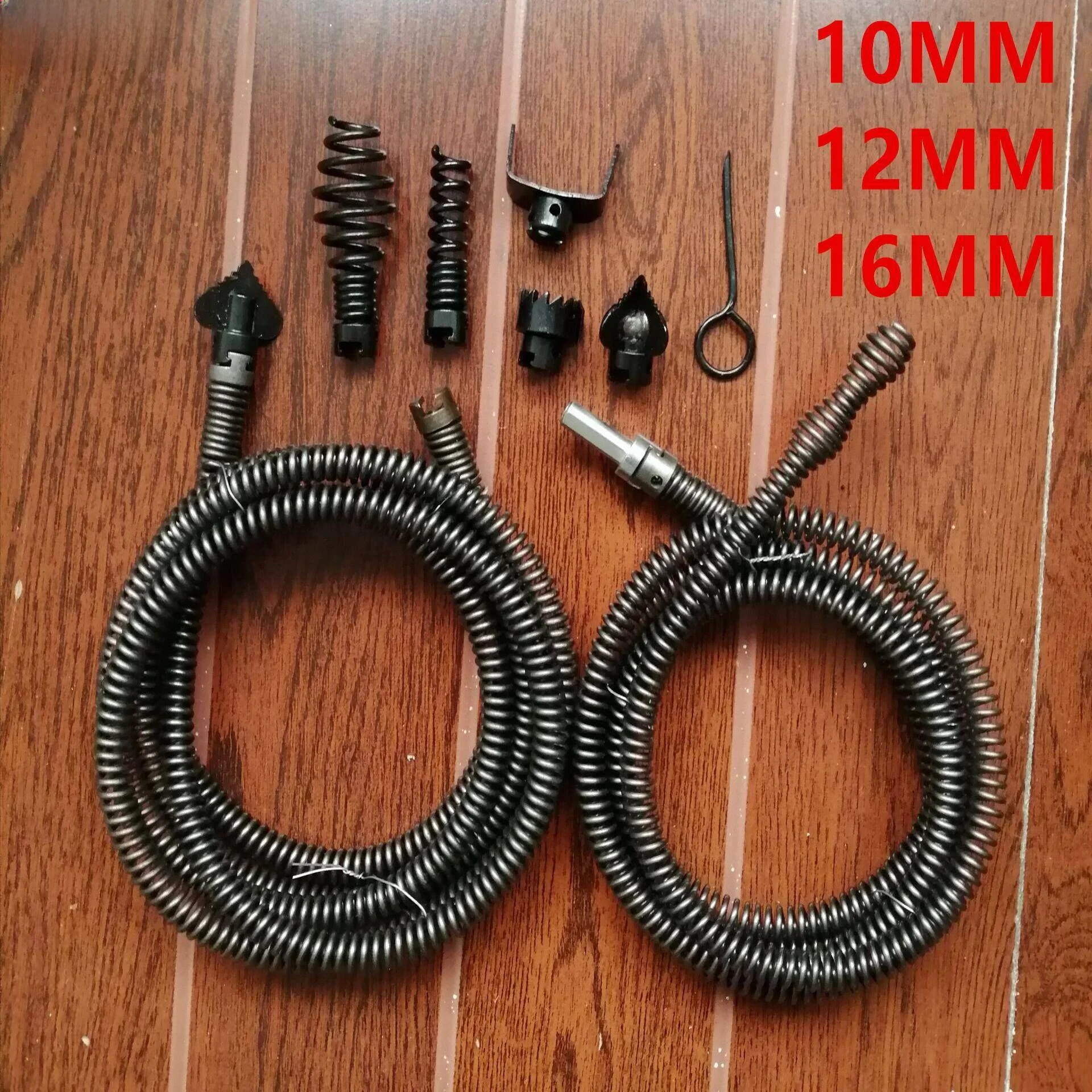 Home Use Toilet Pipe Unjamming Hard And Soft Spring Wire Steel Household Tool for Bathroom Sink Drain Cleaner Machine