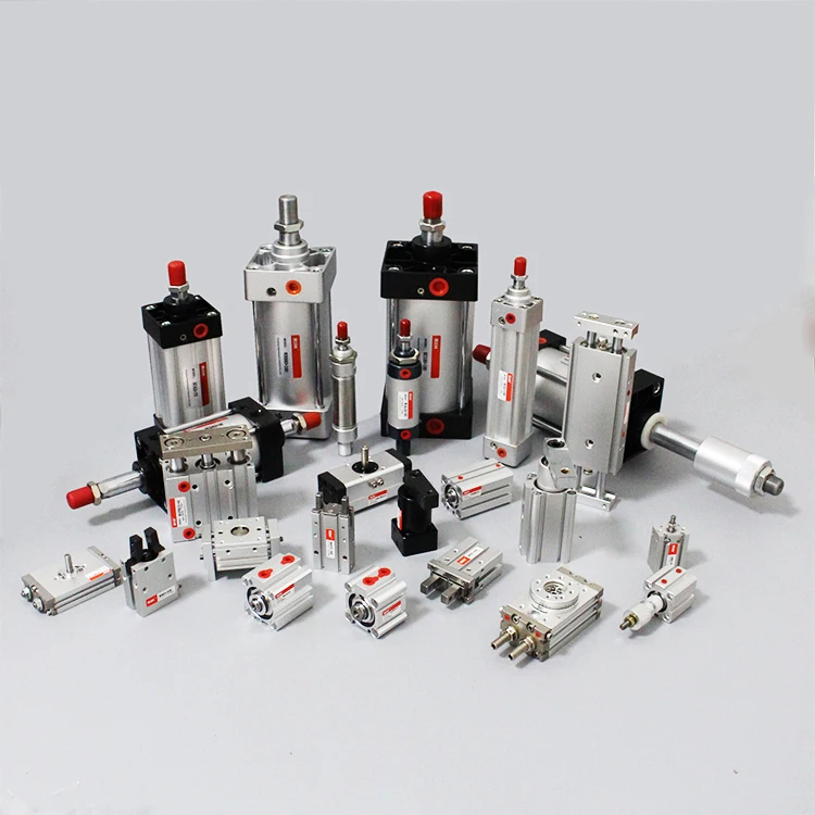 

SC Series Large Round Tube Airtac High Temperature Double Action Pneumatic Air Cylinder With EU Seal