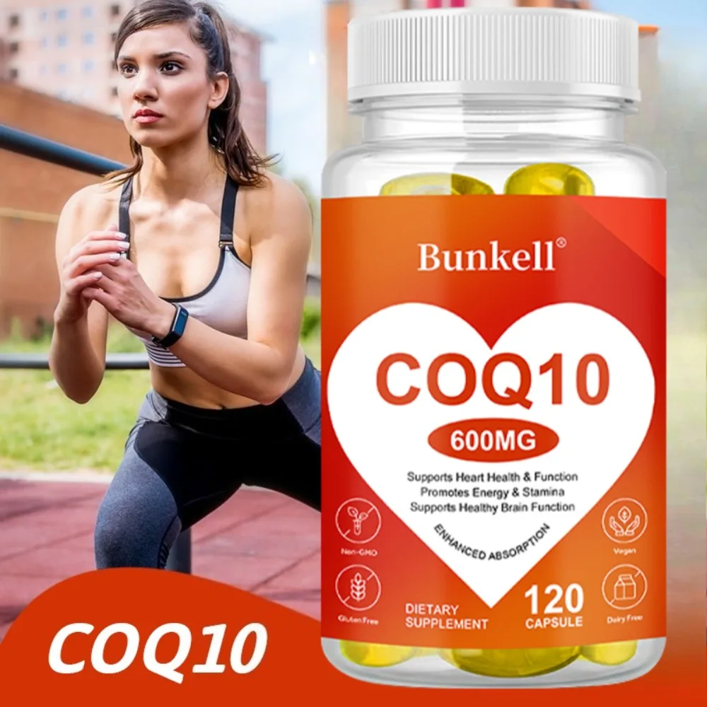 

CoQ10 Supplement - Supports Heart and Cardiovascular Health, Anti-Aging, Energy Supplement, Gluten-Free, Non-GMO