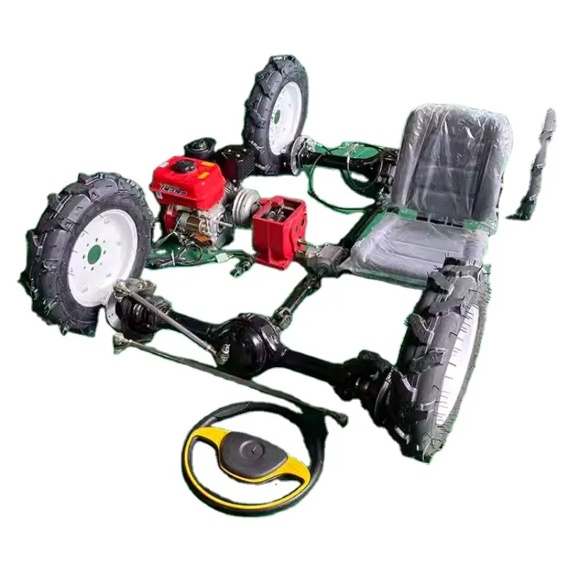 

4X4 4wd резиновая гусеница электрический грузовик резиновый фермерский мини-трактор 55 л.с. выбросы