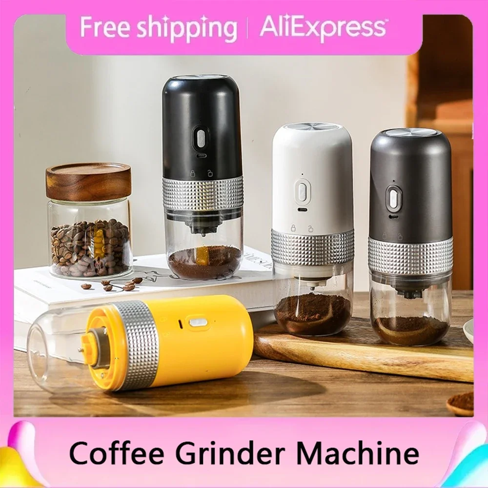 

Portable Electric Coffee Grinder USB Wireless Professional Ceramic Grinding Core Coffee Beans Mill Coffee Maker Accessories